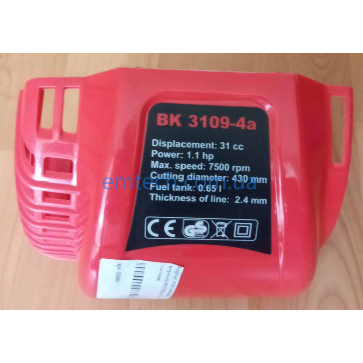 Корпус пластиковый верхний Vitals BK3109-4a (4-х тактная)