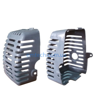 Корпус глушителя пластиковый МК-4331Т,ТК, МК-5236Т,ТК-43