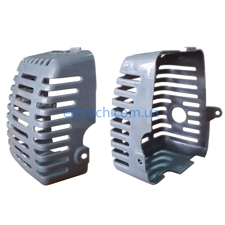 Корпус глушителя пластиковый МК-4331Т,ТК, МК-5236Т,ТК-43