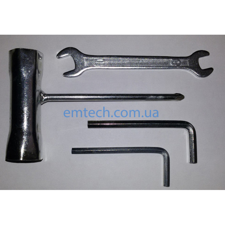 ЗИП (ключ свечной, шестигранник (2шт), ключ 8х10) Limex BT 524ba